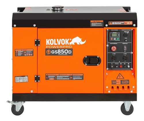 Generador Mono Gs850d 6.5kva Diesel Kolvok Insonorizado