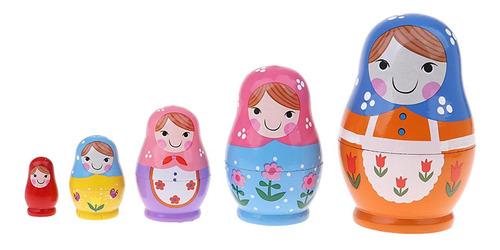 Coloridas Chicas Rusas Anidan En Matryoshka