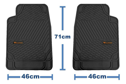 Tapetes 3pz Big Truck Logo Cupra Leon 2021 2022 2023 2024 Negro