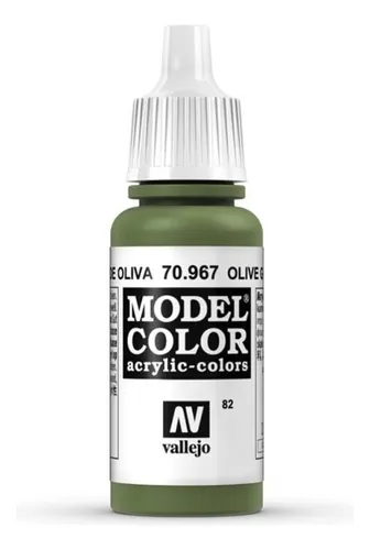 Vallejo Model Color 17ml Pintura Acrílica Color 82 Verde Oliva 70.967