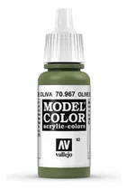 Comprar Vallejo Model Color 17ml Pintura Acrílica Color 82 Verde Oliva 70.967