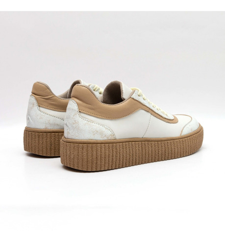 Imagen 3 de 5 de Zapatillas Mujer Cuero Urbano Bettona Afus
