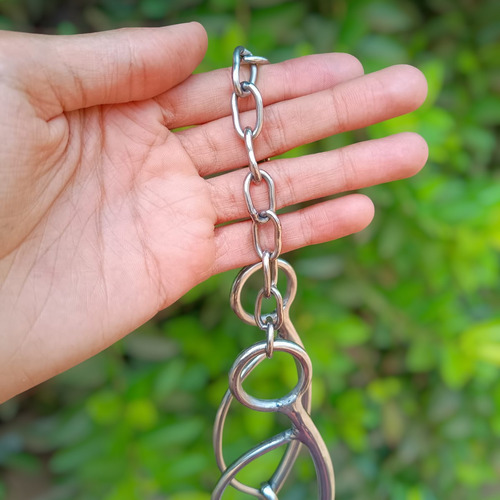 Bridao Levantado Inox Para Cavalo Bocal De Ferro Articulado