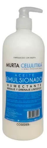 Aceite Emulsionado Drenaje Linfático Reductor 1litro Cosedeb