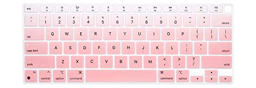 Funda Teclado Macbook Air 13.3 Ultrafina Silicona Rosa