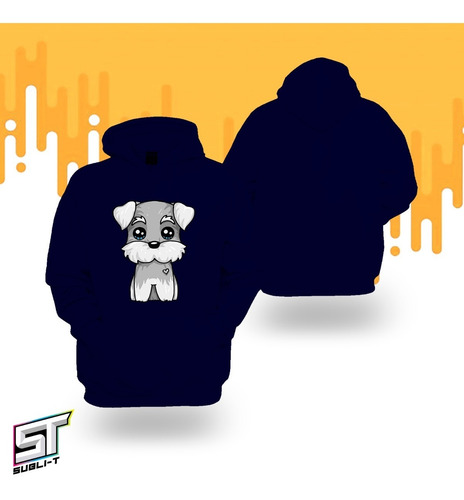 Sudadera Alusiva A Schnauzer Kawai-077