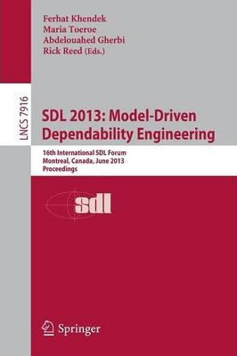 Libro Sdl 2013: Model Driven Dependability Engineering - ...