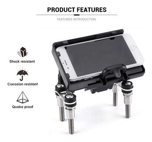 Soporte Celular Moto Bmw F800gs F700gs F750gs F850gs Unico