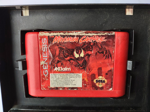 Spider- Man And Venom: Maximum Carnage Sega Genesis (Usado)