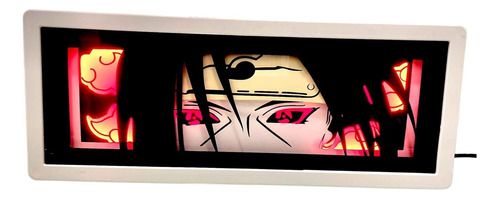 Lampara 3d Naruto Led - Itachi/naruto Led Neon Por Unidad 