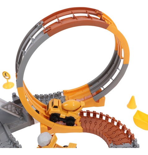 Juguete De Construcción De Pistas De Carreras Para Niños, Mo