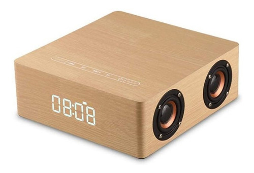 Bocina Bluetooth Reloj Digital Despertador Multifunción 4