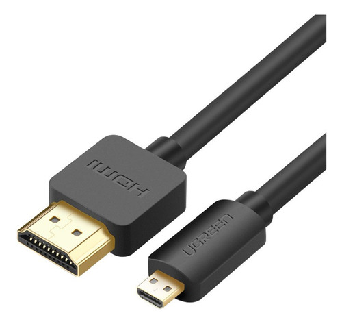 Cabo De Vídeo Ugreen Micro Hdmi P/hdmi Macho 1.5m Preto