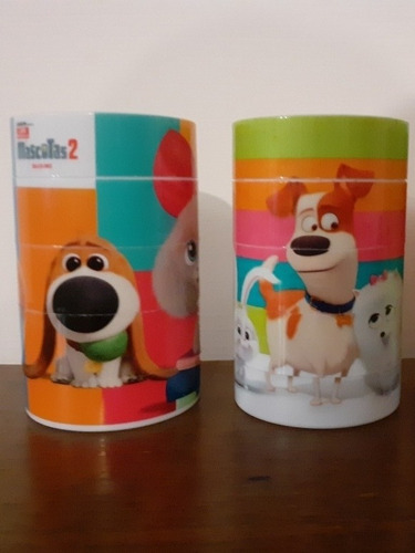  Pets 2  Vasos Para Helado. 