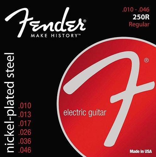 Cuerdas De Guitarra Eléctrica Fender 250r 10-46, N