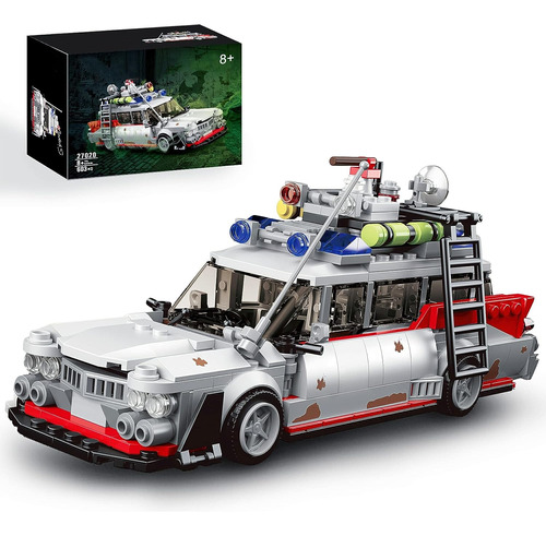 Kit De Construcción Hi-reeke Ghost Buster Ecto-1 Para Adulto