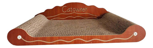 Cat Scratch Pad Lounge Sofa Cartón Reciclable Para Gatos De