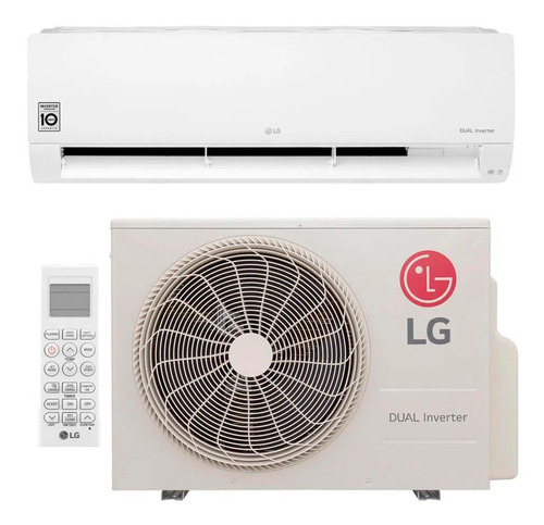 Ar Cond LG Dual Inverter Voice Frio 24000 Btu Branco 220v