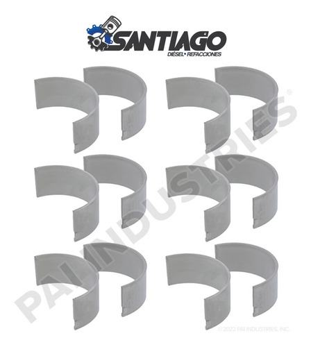 Kit Metales De Biela En 020 Motor Navistar Dt466 1808061c92