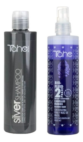 Kit Corrector Silver Matizador (shampoo Y 2 Phases) By Tahe