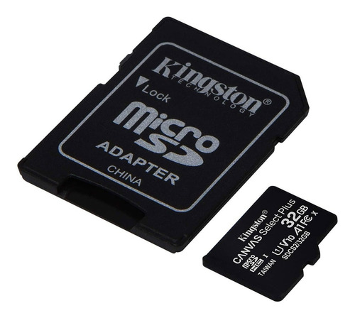 Memoria Microsd Kingston Canvas Select Plus32bg 100mb 