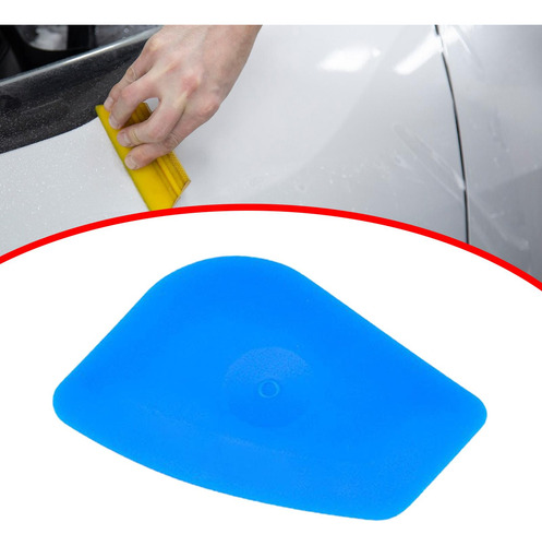 4 Squeegee Vinilo Wraps Tool Calcomanía Profesional Azul