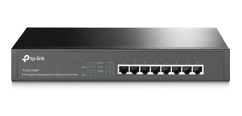 Switch Poe Tplink Tl-sg1008mp 8 Puertos Gigabit Rack Escrito