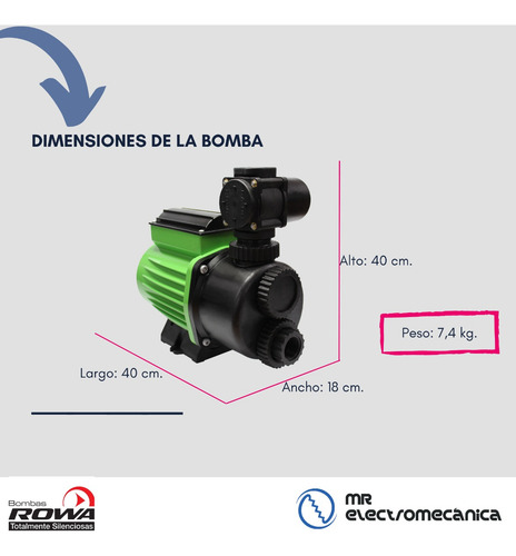 Imagen 9 de 10 de Bomba Elevadora Rowa Modelo Inteligent 20