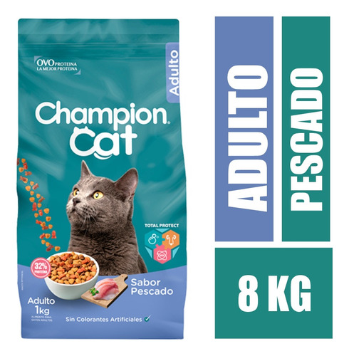 Alimento Champion Cat Pescado 8kg