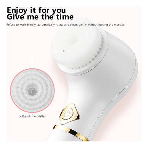 Cepillo Limpiador Facial Vibratorio L Three In Ipx7 Con 3 90