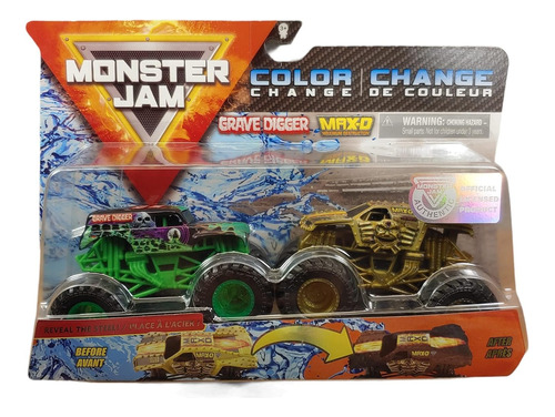 Monster Jam 1:64 2 Pack - Grave Digger Vs Max D