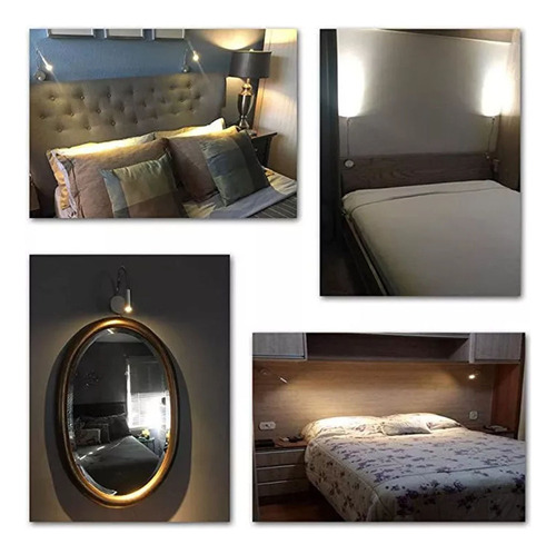 H Kit 1: Candelabro, Cabecero, Cama De Lectura, Interruptor
