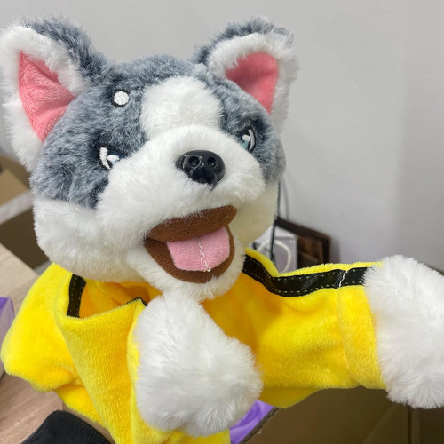 Juguete De Cachorro Husky Con Guantes De Kung Fu Para Niños