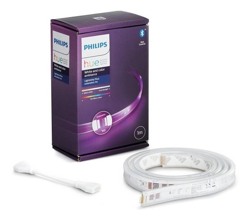 Imagen 3 de 5 de Philips Hue Lightstrip Plus V4 2 Metros + Extensión 1 Mts Bt