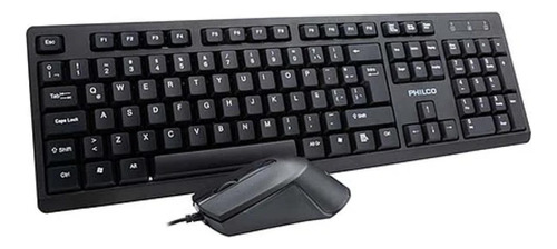 Combo Teclado + Mouse Alámbrico Philips Spt6234