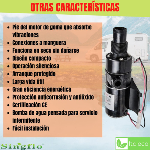 Imagen 3 de 10 de Bomba Trituradora Maceradora 12v 49lpm Motorhome Rodante Na