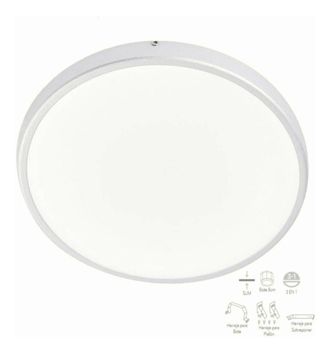 Tecnolite Downlight Led Empotrable, Bote Integral 12 Cm O