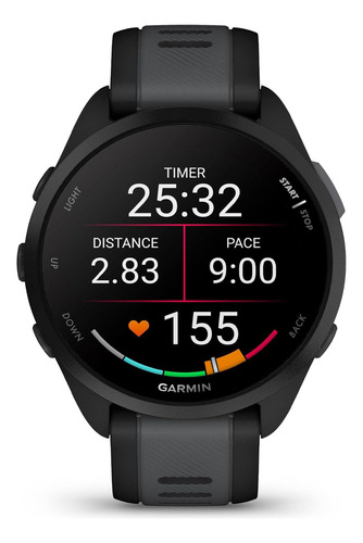 Garmin Forerunner 165 Musica Gps Running Smartwatch Amoled Negro Correa Deportiva Negro Negro