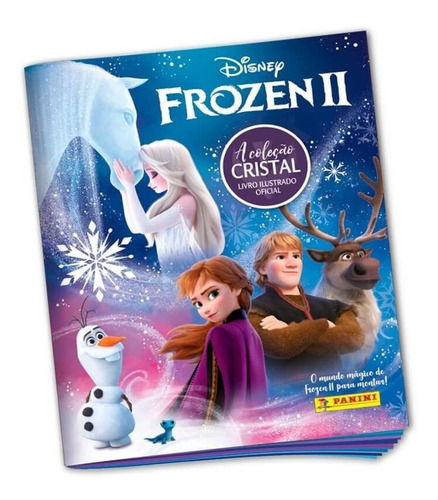 Imagem 1 de 1 de Livro Ilustrado Oficial Frozen 2 Cristal - Capa Cartão