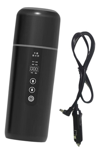Taza De Viaje Con Calefacción Para Coche, 12 V, 24 V,