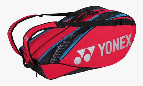 Raqueta triple Yonex Pro 92229 X9, color rojo y azul