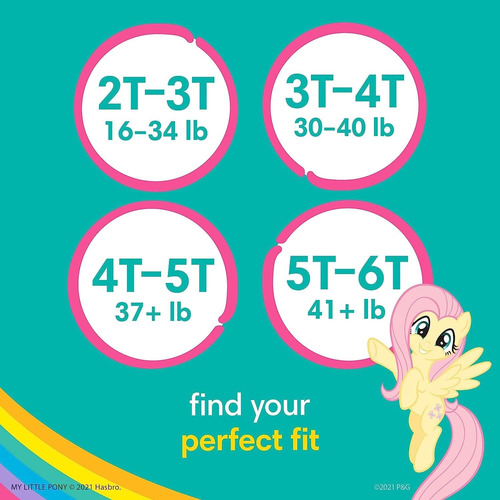 Pampers Easy Ups Tire De Las Niñas De La Ropa Interior De En