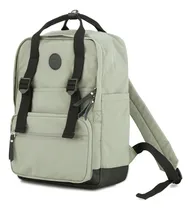 Comprar Himawari - Mochila Escolar O De Viaje Porta Laptop - Verde Color Verde Claro Diseño De La Tela Lisa