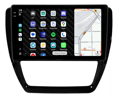 Central Multimidia Jetta 11/17 9p Android 2gb 64gb Carplay