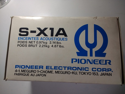 Cornetas Pioneer S-x1a Hifi Stereos Sunrround