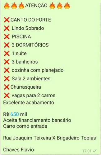 Sobrado De Alto Padrao Localizado No Canto Do Forte. - And528