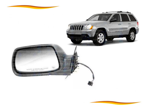 Espejo Izquierdo Jeep Grand Cherokee 2005/2009 Con Defroster