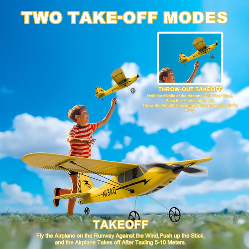 28 Avion Rc 3 Canales Control Remoto Avion Entrenador Ai...