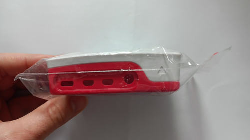 Case Caixa Oficial Para Raspberry Pi 4 B Branca E Vermelha (Usado)