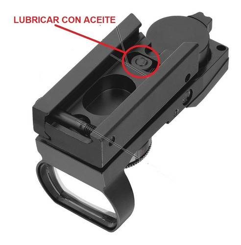 Imagen 7 de 10 de Mira Holográfica Reflex 4 Retículas Verde Y Rojo